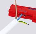 KNIPEX KNIPEX 16 64 125 SB Stripping Tool for flat and round cable 125 mm