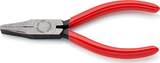 KNIPEX KNIPEX 20 01 125 Flat Nose Pliers plastic coated black atramentized 125 mm