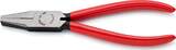 KNIPEX KNIPEX 20 01 180 Flat Nose Pliers plastic coated black atramentized 180 mm