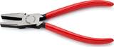 KNIPEX KNIPEX 20 01 180 Flat Nose Pliers plastic coated black atramentized 180 mm