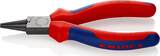 KNIPEX KNIPEX 22 02 140 Round Nose Pliers with multi-component grips black atramentized 140 mm