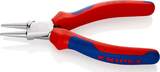 KNIPEX KNIPEX 22 05 140 Round Nose Pliers with multi-component grips chrome-plated 140 mm