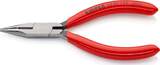 KNIPEX KNIPEX 25 01 125 Snipe Nose Side Cutting Pliers (Radio Pliers) plastic coated black atramentized 125 mm