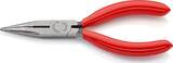 KNIPEX KNIPEX 25 01 140 SB Pince demi-ronde avec tranchant (pince radio) gainées en plastique noire atramentisée 140 mm (carte L