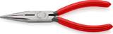KNIPEX KNIPEX 25 01 160 SB Snipe Nose Side Cutting Pliers (Radio Pliers) plastic coated black atramentized 160 mm (self-service