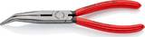 KNIPEX KNIPEX 26 21 200 SB Snipe Nose Side Cutting Pliers (Stork Beak Pliers) plastic coated black atramentized 200 mm (self-ser