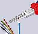 KNIPEX KNIPEX 30 35 160 Long Nose Pliers with multi-component grips chrome-plated 160 mm