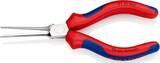 KNIPEX KNIPEX 31 15 160 Flat Nose Pliers (Needle-Nose Pliers) with multi-component grips chrome-plated 160 mm