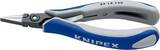 KNIPEX KNIPEX 34 12 130 Precision Electronics Gripping Pliers with multi-component grips burnished 135 mm