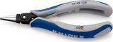 KNIPEX KNIPEX 34 42 130 Precision Electronics Gripping Pliers with multi-component grips burnished 130 mm