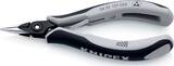 KNIPEX KNIPEX 34 52 130 ESD Pince de préhension de précision pour l’électronique ESD avec gaines bi-matière brunie 130 mm