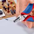 KNIPEX KNIPEX 36 12 130 Electronics Mounting Pliers with multi-component grips 130 mm