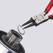 KNIPEX KNIPEX 44 11 J1 SB Pince pour circlips pour circlips intérieurs d