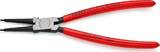 KNIPEX KNIPEX 44 11 J3 Circlip Pliers for internal circlips in bore holes plastic coated black atramentized 225 mm