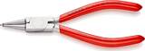 KNIPEX KNIPEX 44 13 J0 Circlip Pliers for internal circlips in bore holes plastic coated chrome-plated 140 mm
