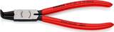 KNIPEX KNIPEX 44 21 J21 Circlip Pliers for internal circlips in bore holes plastic coated black atramentized 170 mm