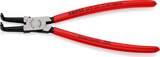 KNIPEX KNIPEX 44 21 J31 Circlip Pliers for internal circlips in bore holes plastic coated black atramentized 215 mm