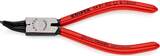 KNIPEX KNIPEX 44 31 J02 Circlip Pliers for internal circlips in bore holes 45° bent plastic coated black atramentized 140 mm