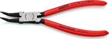 KNIPEX KNIPEX 44 31 J22 Circlip Pliers for internal circlips in bore holes 45° bent plastic coated black atramentized 180 mm