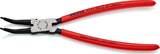 KNIPEX KNIPEX 44 31 J32 Circlip Pliers for internal circlips in bore holes 45° bent plastic coated black atramentized 225 mm