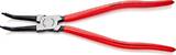 KNIPEX KNIPEX 44 31 J42 Circlip Pliers for internal circlips in bore holes 45° bent plastic coated black atramentized 310 mm