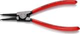 KNIPEX KNIPEX 46 11 G4 Circlip Pliers for grip rings on shafts plastic coated black atramentized 180 mm