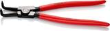 KNIPEX KNIPEX 46 21 A41 SB Circlip Pliers for external circlips on shafts plastic coated black atramentized 300 mm (self-service