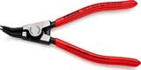 KNIPEX KNIPEX 46 31 A12 Circlip Pliers for external circlips on shafts 45° bent plastic coated black atramentized 130 mm
