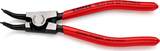KNIPEX KNIPEX 46 31 A12 Circlip Pliers for external circlips on shafts 45° bent plastic coated black atramentized 130 mm