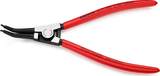 KNIPEX KNIPEX 46 31 A32 Circlip Pliers for external circlips on shafts 45° bent plastic coated black atramentized 210 mm