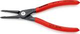 KNIPEX KNIPEX 48 11 J2 SB Precision Circlip Pliers for internal circlips in bore holes with non-slip plastic coating grey atrame