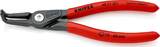 KNIPEX KNIPEX 48 21 J21 SB Precision Circlip Pliers for internal circlips in bore holes with non-slip plastic coating grey atram