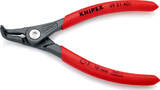 KNIPEX KNIPEX 49 21 A01 Precision Circlip Pliers for external circlips on shafts with non-slip plastic coating grey atramentized