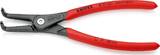 KNIPEX KNIPEX 49 21 A31 Precision Circlip Pliers for external circlips on shafts with non-slip plastic coating grey atramentized