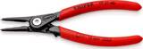 KNIPEX KNIPEX 49 31 A0 Precision Circlip Pliers for external circlips on shafts with overstretching limiter with non-slip plasti