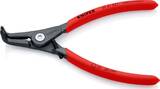 KNIPEX KNIPEX 49 41 A21 Precision Circlip Pliers for external circlips on shafts with non-slip plastic coating grey atramentized