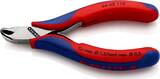 KNIPEX KNIPEX 64 42 115 SB Electronics End Cutting Nipper with multi-component grips 115 mm (self-service card/blister)