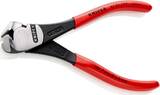 KNIPEX KNIPEX 67 01 160 SB High Leverage End Cutting Nipper plastic coated black atramentized 160 mm (self-service card/blister)