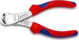KNIPEX KNIPEX 67 05 140 Pince coupante de devant à forte démultiplication avec gaines bi-matière chromée 140 mm