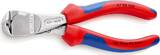 KNIPEX KNIPEX 67 05 160 Pince coupante de devant à forte démultiplication avec gaines bi-matière chromée 160 mm