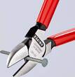 KNIPEX KNIPEX 70 01 140 EAN Diagonal Cutter plastic coated black atramentized 140 mm