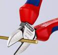 KNIPEX KNIPEX 70 02 140 Diagonal Cutter with multi-component grips black atramentized 140 mm