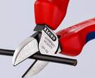 KNIPEX KNIPEX 70 02 140 Diagonal Cutter with multi-component grips black atramentized 140 mm