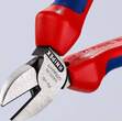 KNIPEX KNIPEX 70 02 140 Diagonal Cutter with multi-component grips black atramentized 140 mm