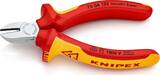 KNIPEX KNIPEX 70 06 125 Diagonal Cutter insulated with multi-component grips, VDE-tested chrome-plated 125 mm