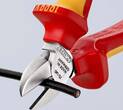KNIPEX KNIPEX 70 06 140 SB Diagonal Cutter insulated with multi-component grips, VDE-tested chrome-plated 140 mm (self-service c