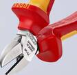 KNIPEX KNIPEX 70 06 140 SB Diagonal Cutter insulated with multi-component grips, VDE-tested chrome-plated 140 mm (self-service c
