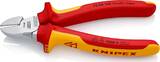 KNIPEX KNIPEX 70 06 160 Diagonal Cutter insulated with multi-component grips, VDE-tested chrome-plated 160 mm