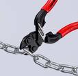 KNIPEX KNIPEX 71 31 160 SB CoBolt® S Compact Bolt Cutters with recess in the cutting edge plastic coated black atramentized 160