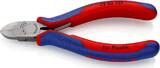 KNIPEX KNIPEX 72 02 125 Pince coupante de côté pour plastique avec gaines bi-matière 125 mm